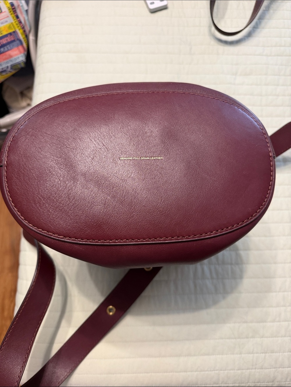 Coach Bleecker Bucket Bag - Merlot - Picture 9 of 9
